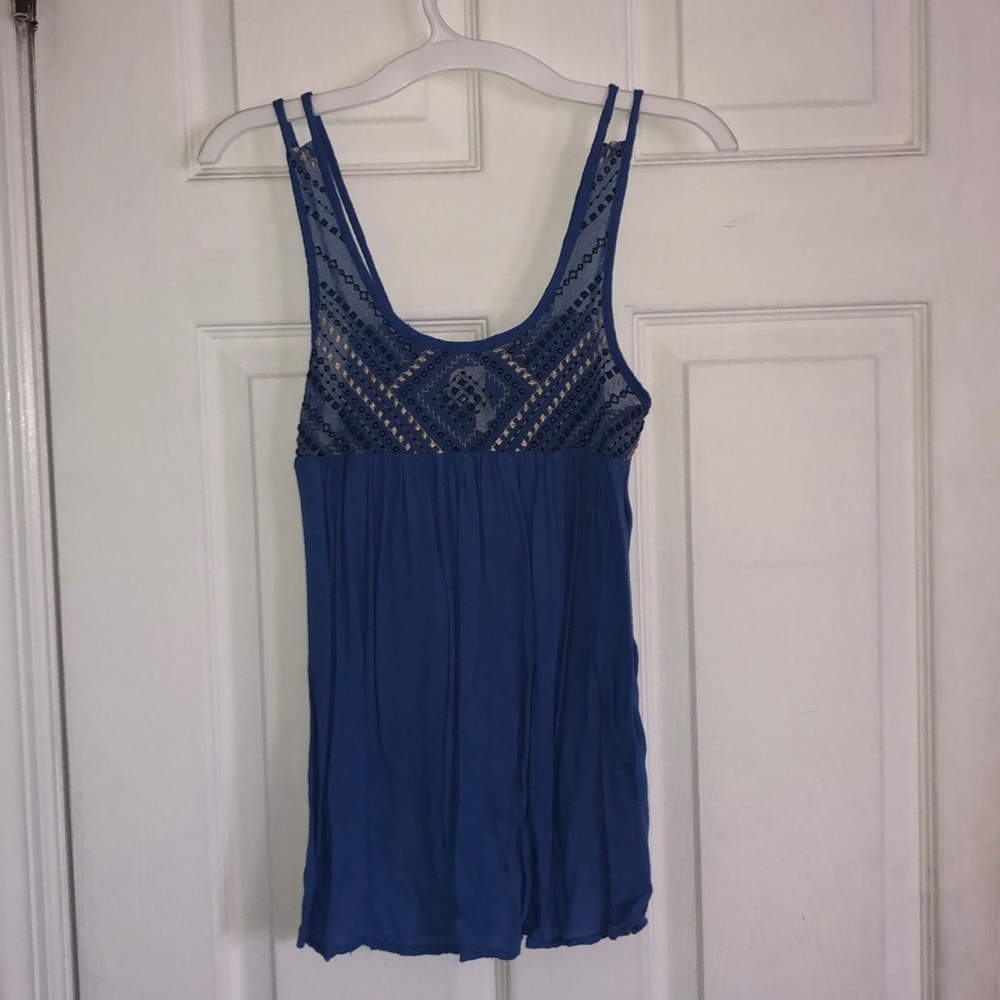 Blue tank top